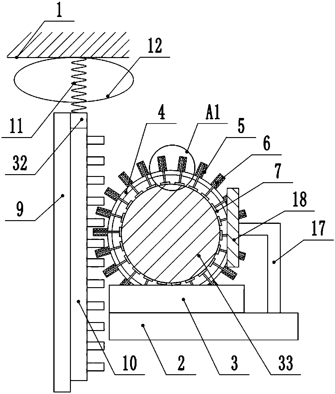 Pipe fitting polishing device