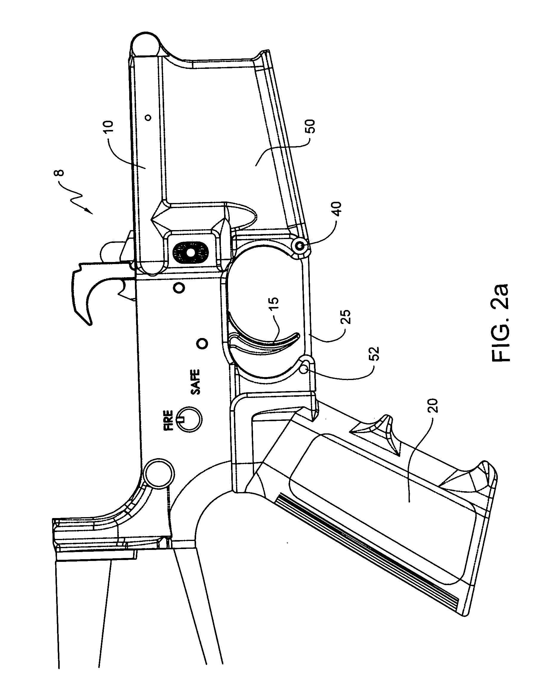 Trigger guard on firearm