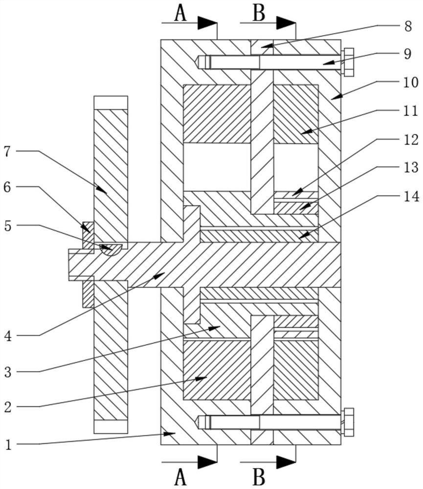 Single-blade type engine oil pump driven by auxiliary pneumatic motor