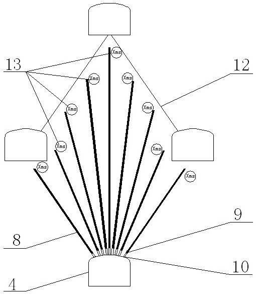 An uncompensated space blasting fault handling method