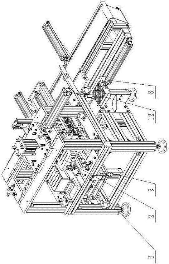 Automatic production equipment for connecting rod detonator vertical receiving box