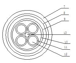 Low-voltage optical/electric compound cable