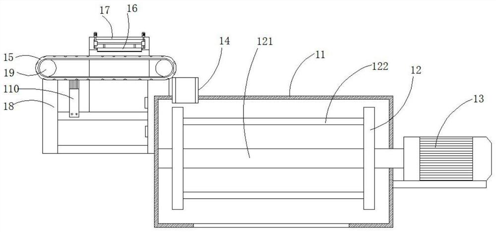 Camellia oleifera shell breaking and separation equipment