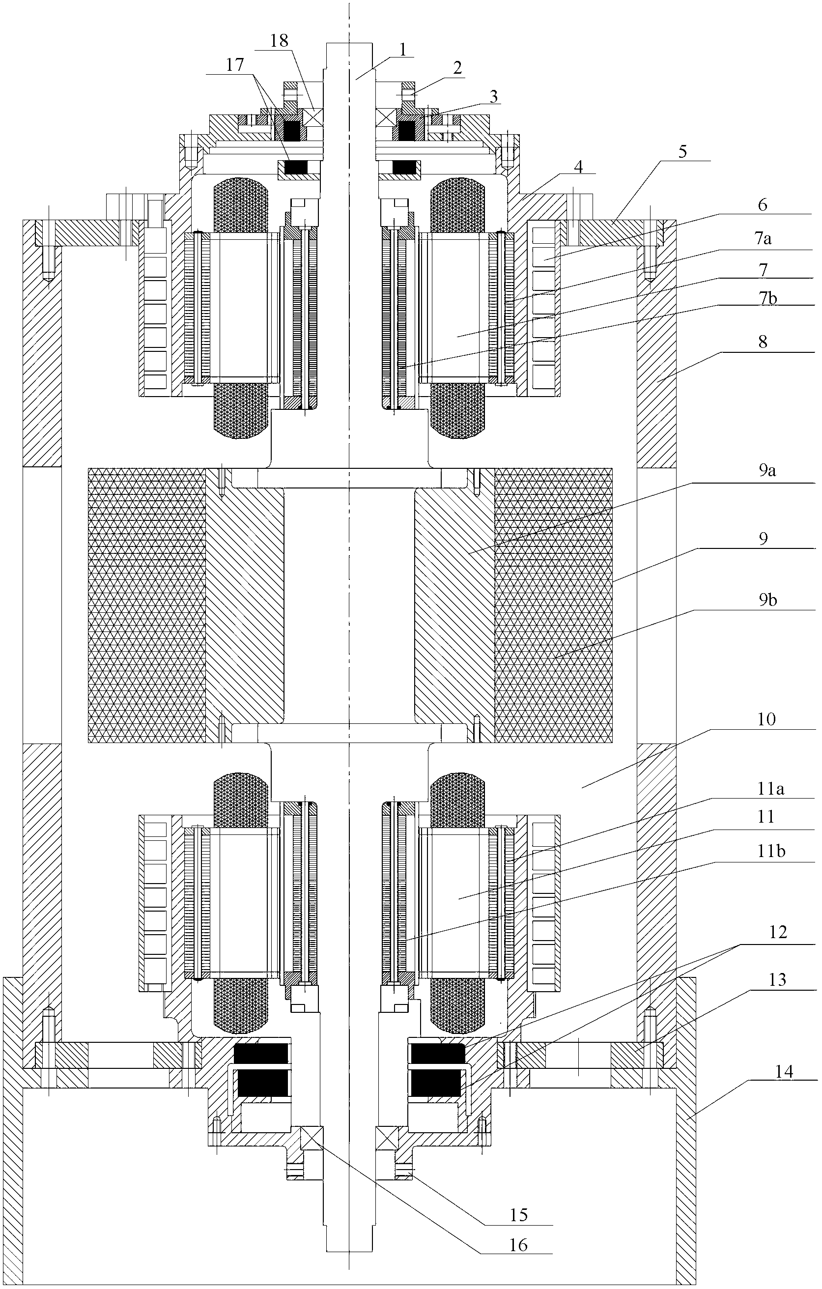 Magnetizing apparatus on basis of flywheel energy storage