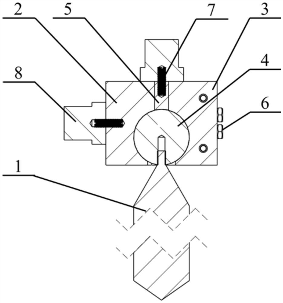 Direction-adjustable sensor mounting seat and mounting method thereof