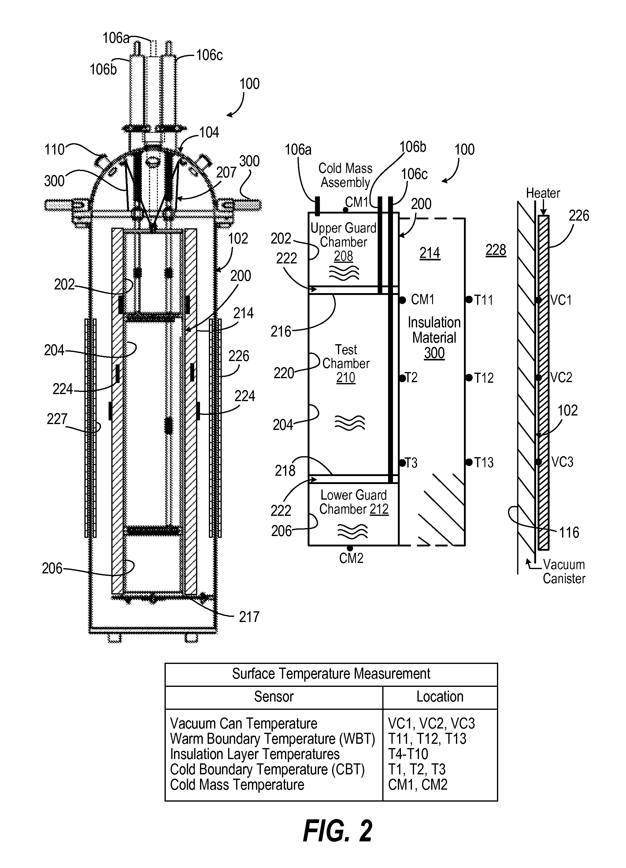 Insulation Test Cryostat with Life Mechanism