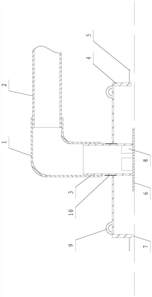 Bottom sewage discharge device for rotary plate shrimp pond with adjustable pores