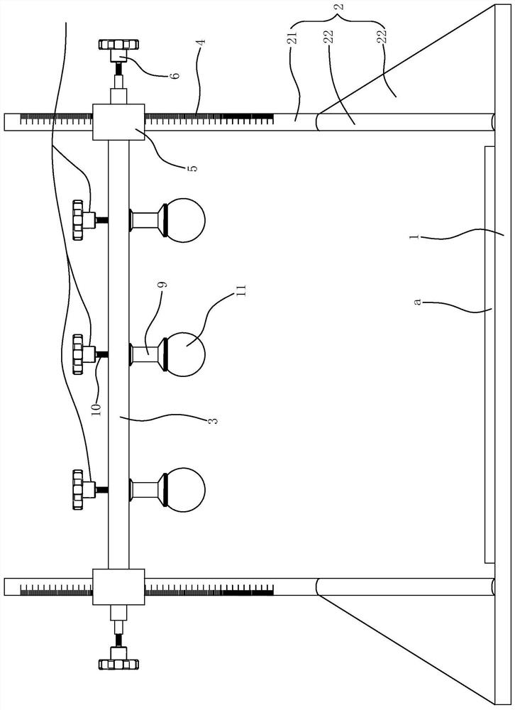 Testing device for carrying out free falling body vertical impact on ceramic tiles