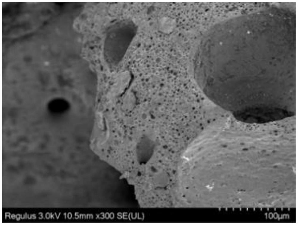 Electrostatic spinning porous carbon material and preparation method thereof