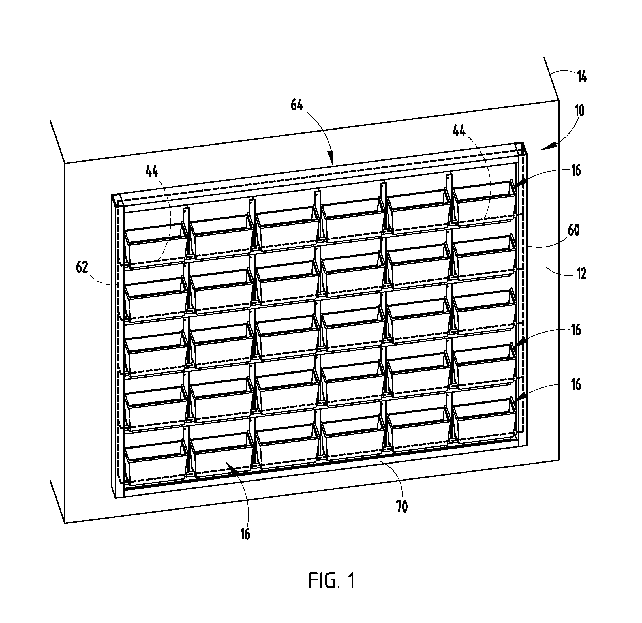 Wall planting system