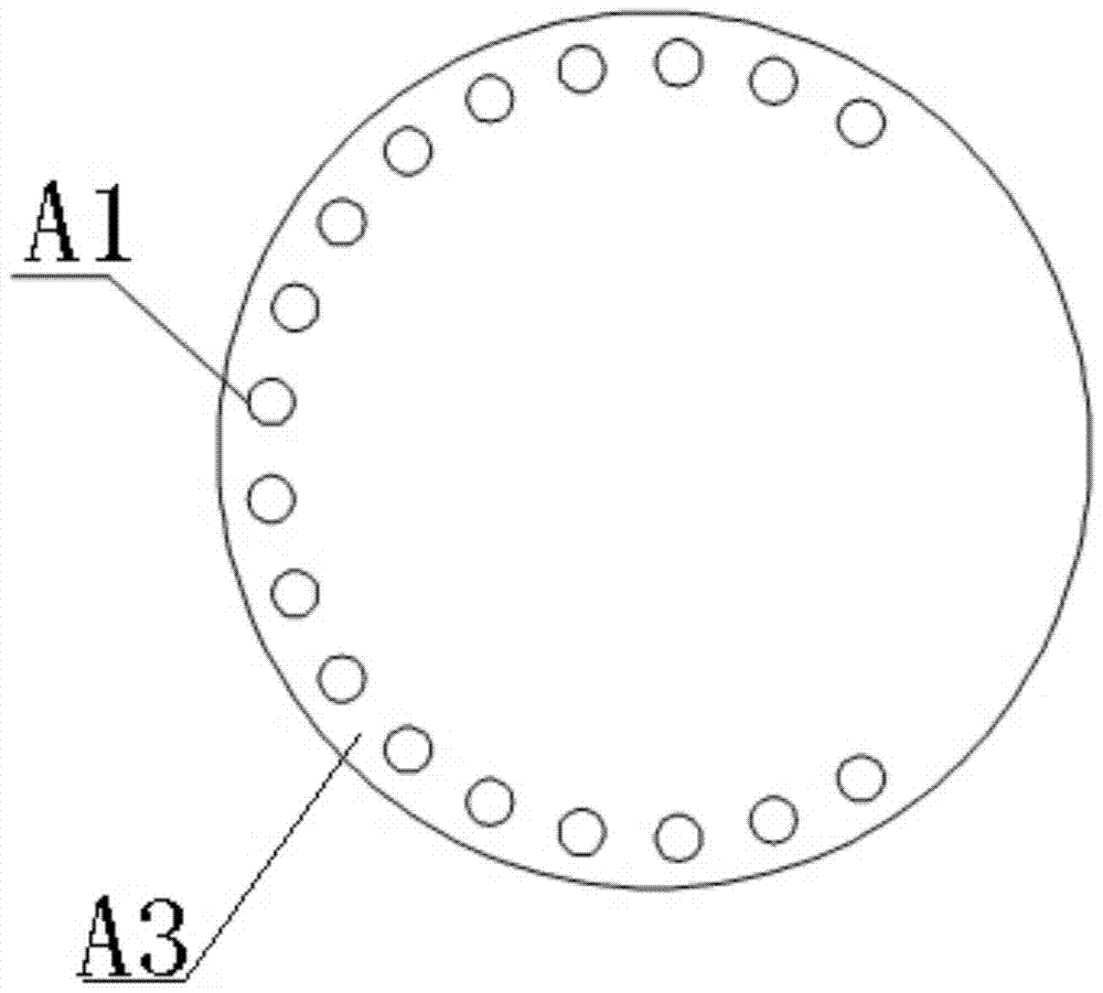 Waste heat recovery device for coke oven raw gas and combined secondary heat extraction method