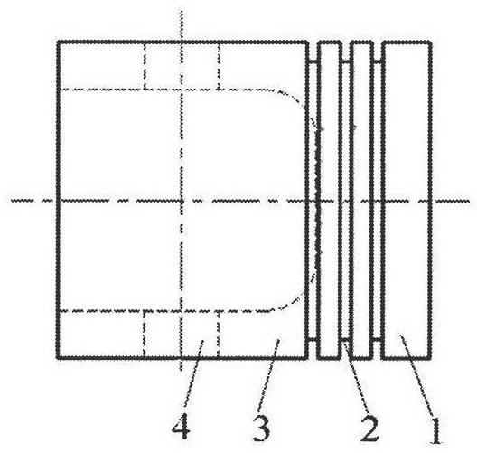 Al-Si-Ti composite local reinforcement piston and preparation method thereof