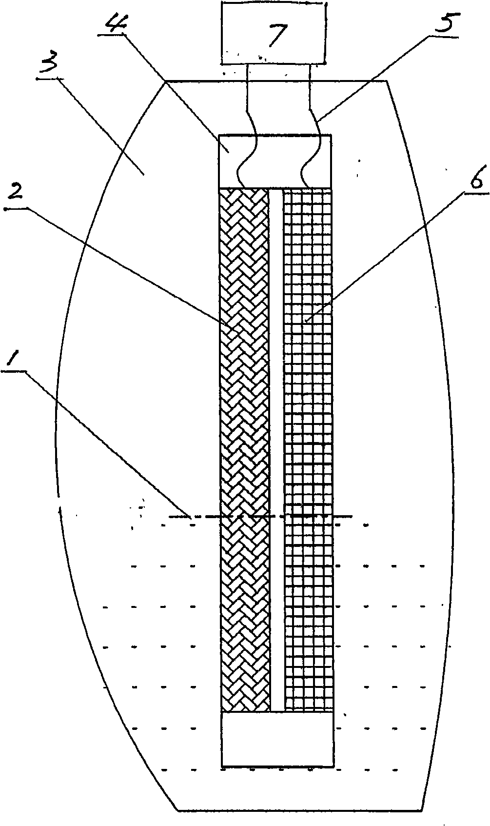 Deep sea mercury liquid level gauge