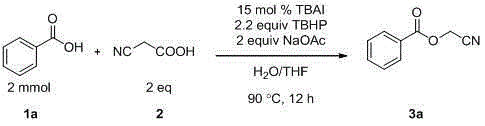 Preparation method of cyanomethyl ester