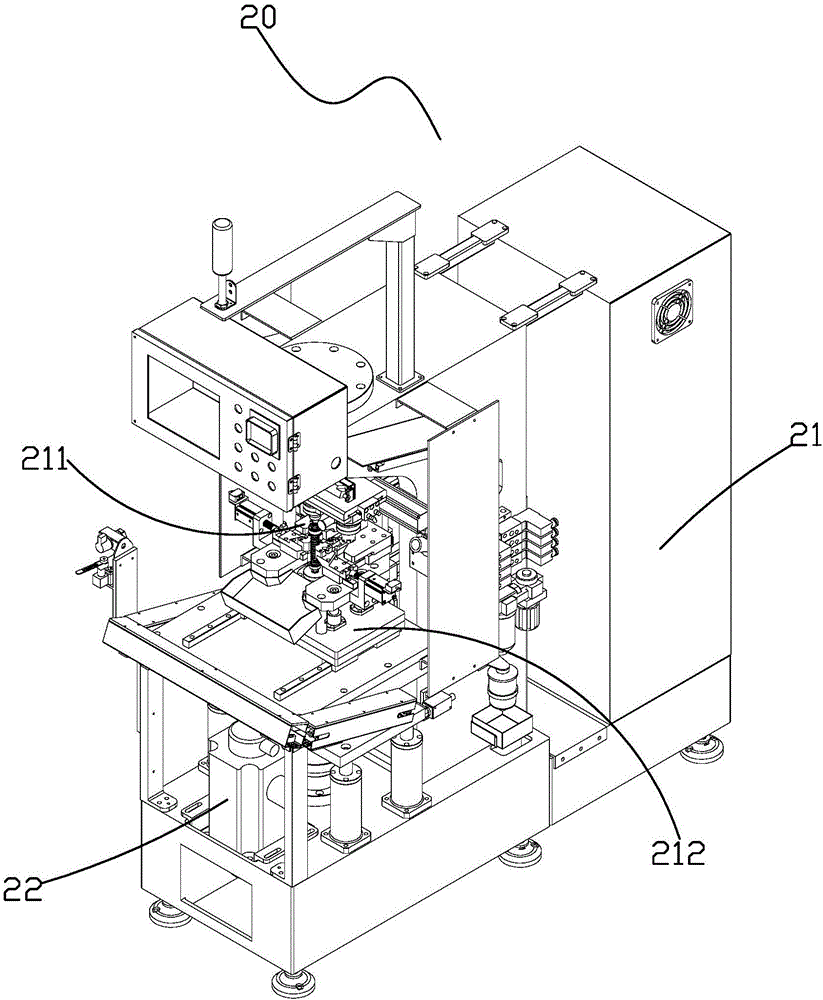 Press-fit production line for manufacturing of parts in electric power steering system