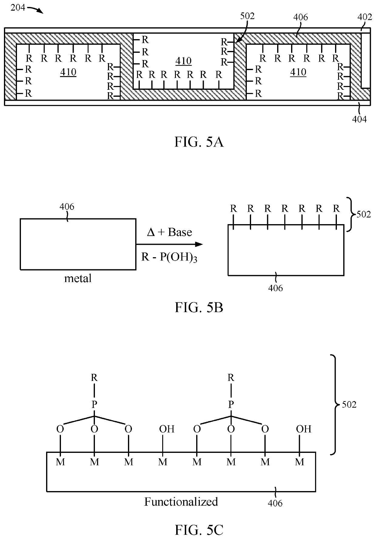 Heat-dissipating device with interfacial enhancements