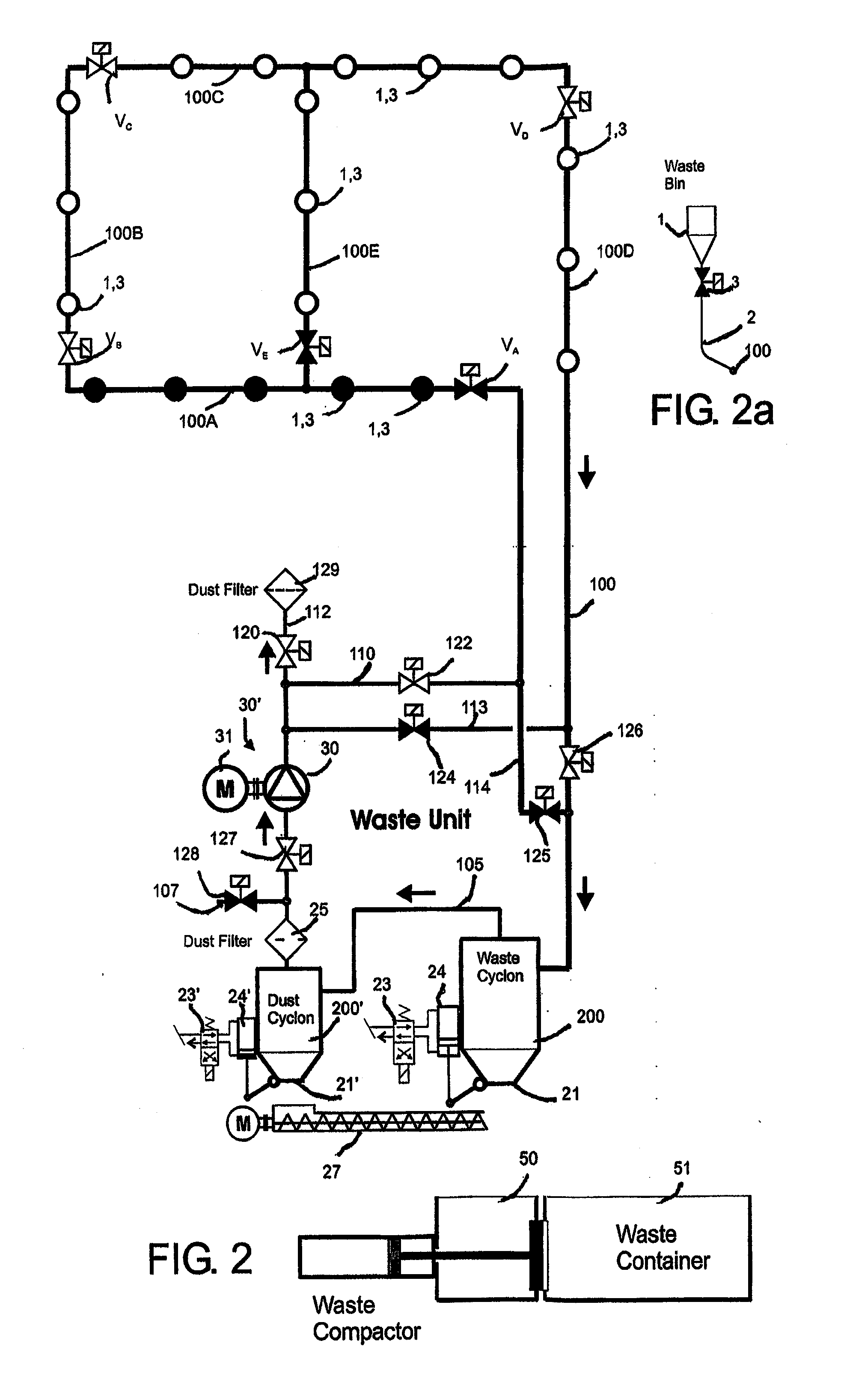 Method and arrangement in a pneumatic material conveying system