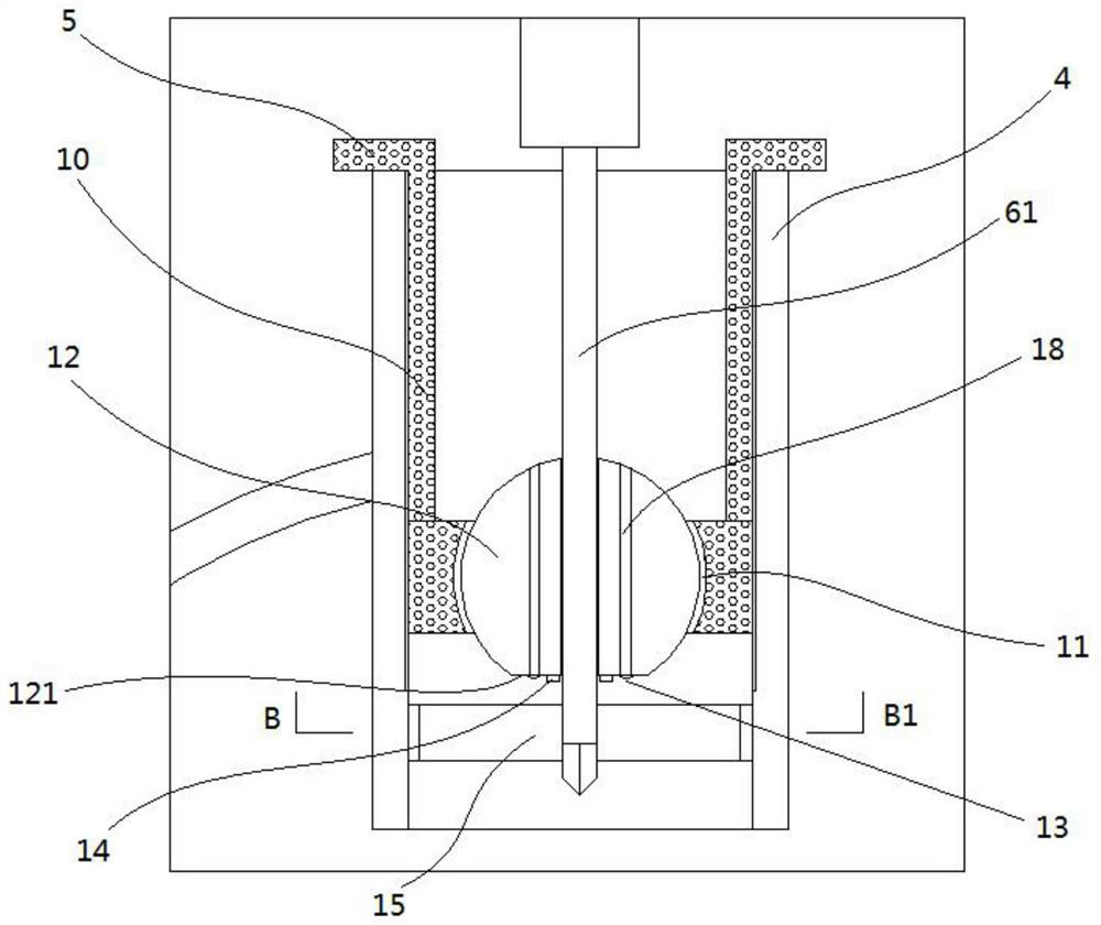 A device for removing bone nails with convenient positioning