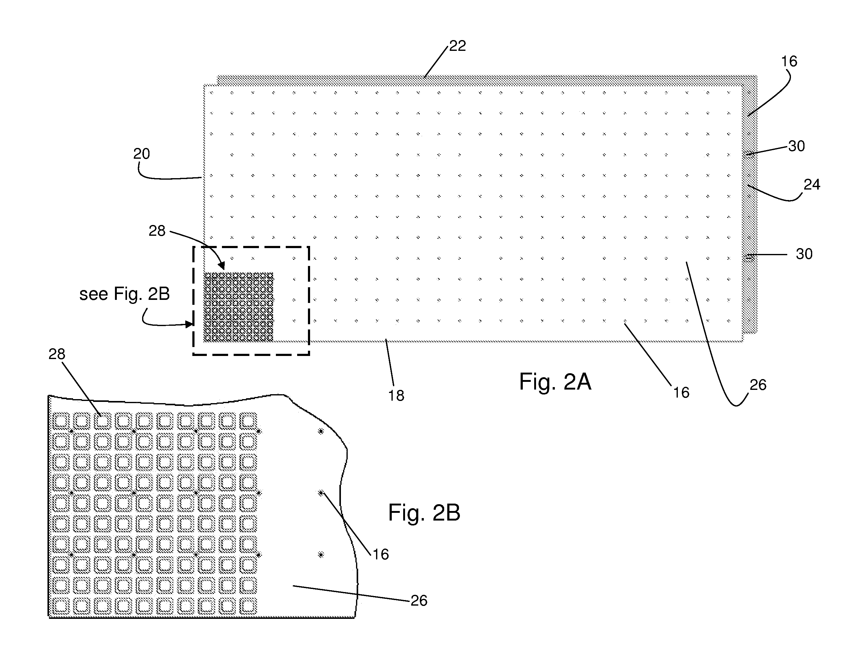 Load supporting panel having impact absorbing structure