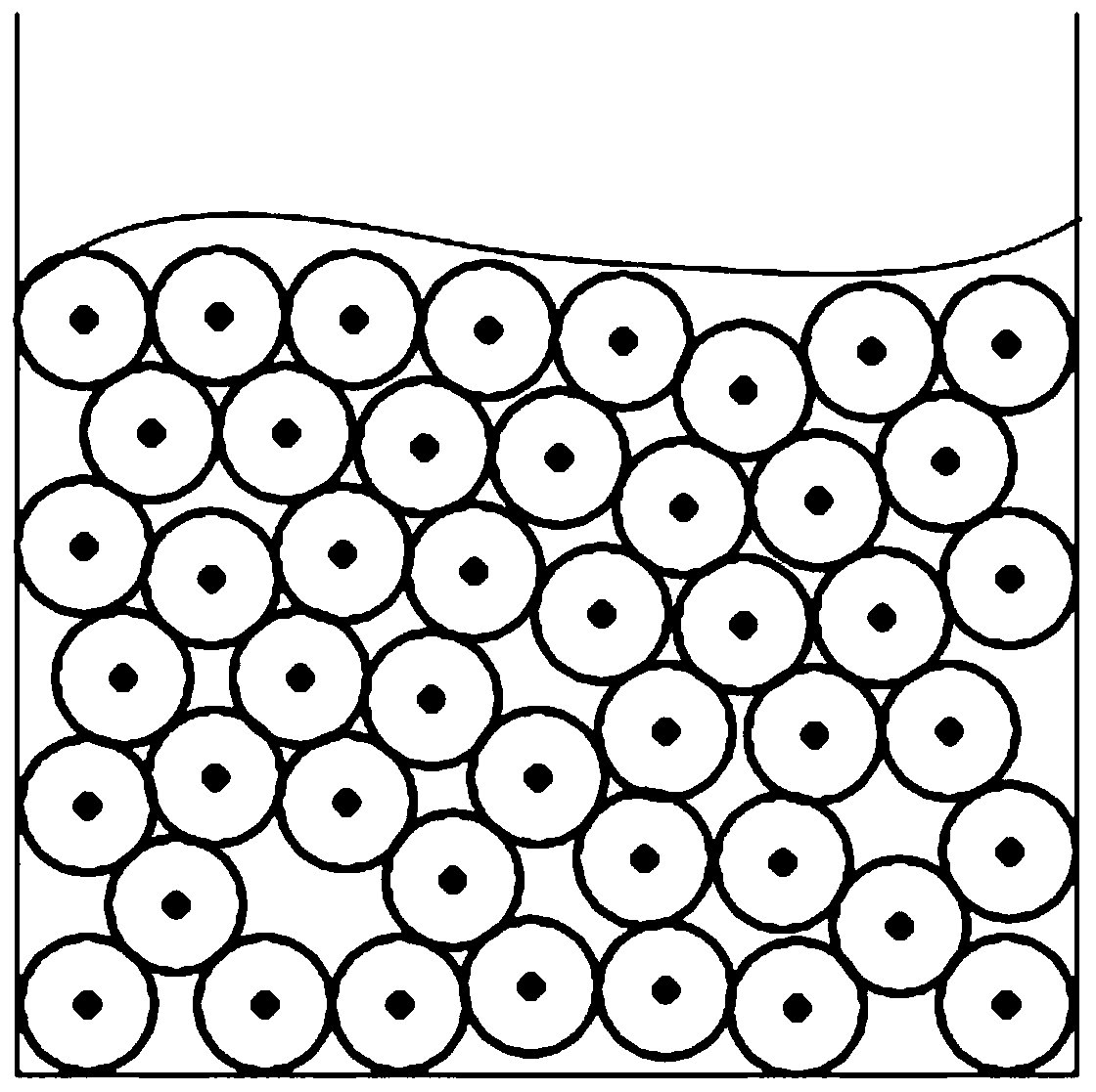 Blood coagulation simulation method and system based on mpm