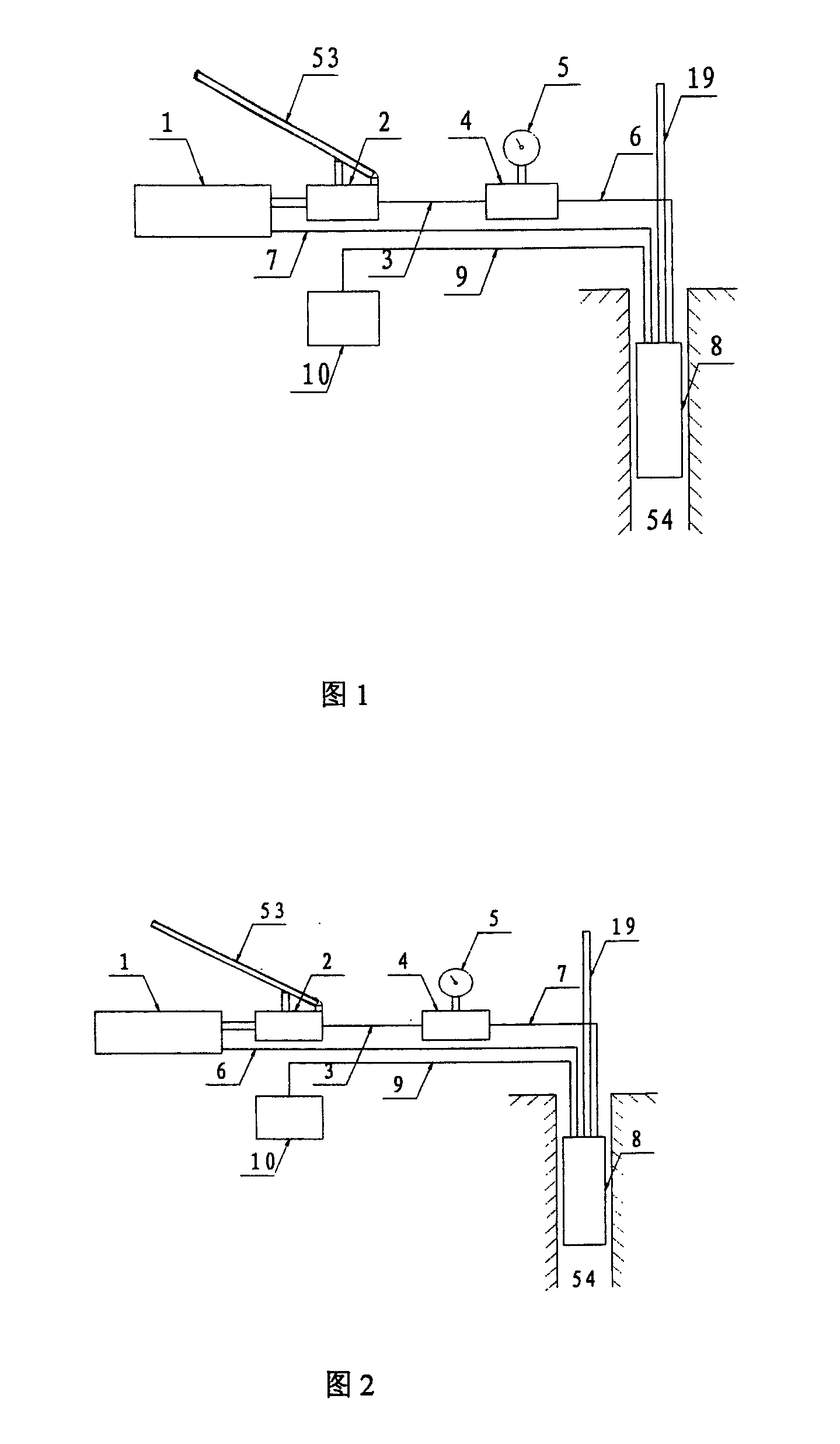 Deep borehole rock deformation testing device