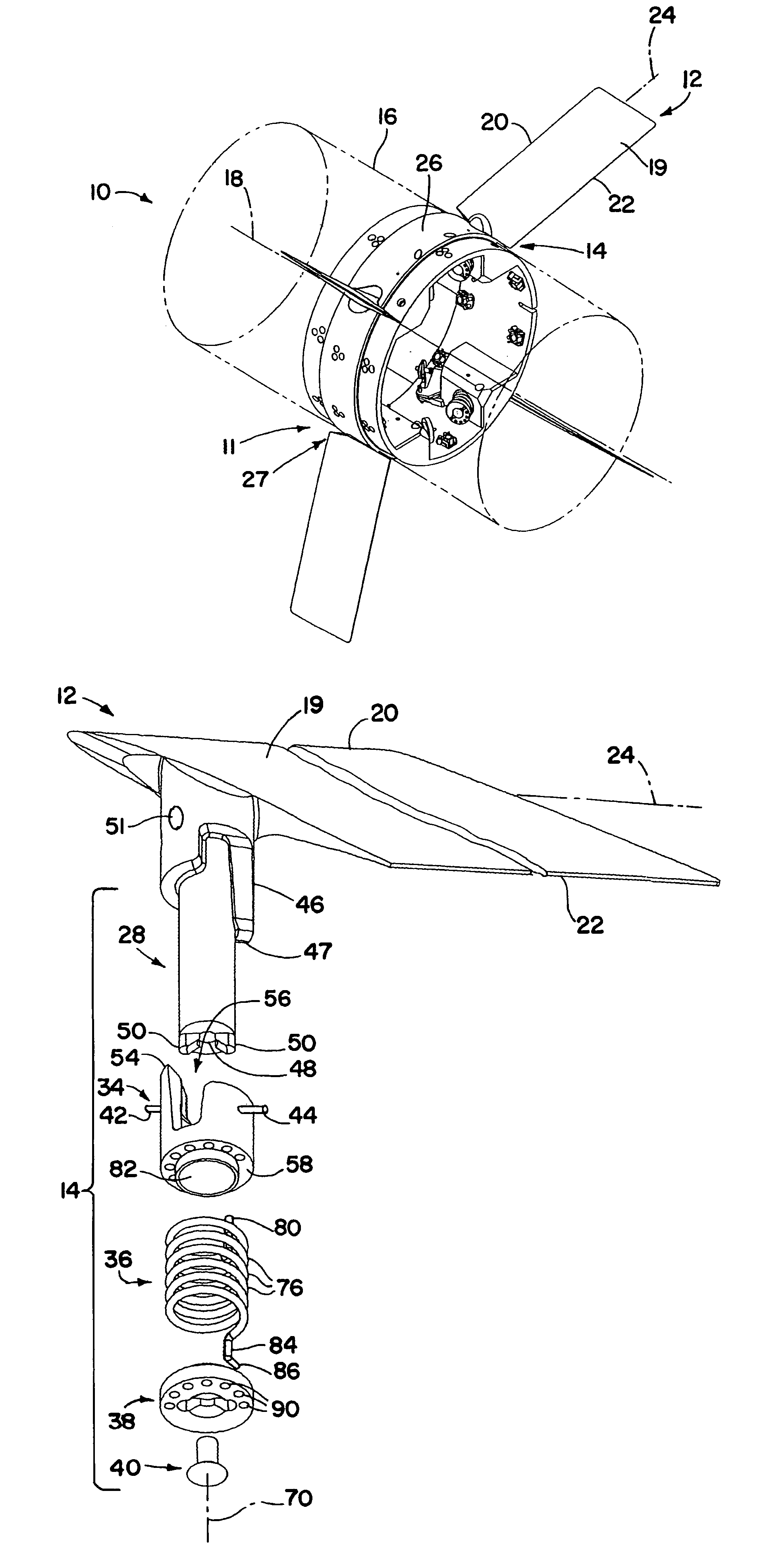 Single-axis fin deployment system