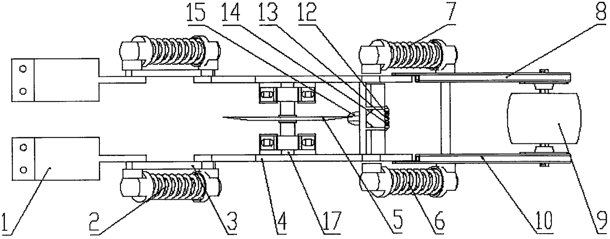 Novel corn no-tillage seeding device for split application of seed fertilizer