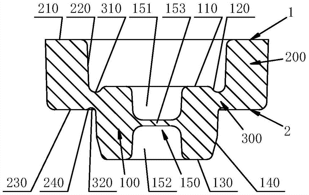 Inner and outer spherical cage conjoined forgings and forging dies