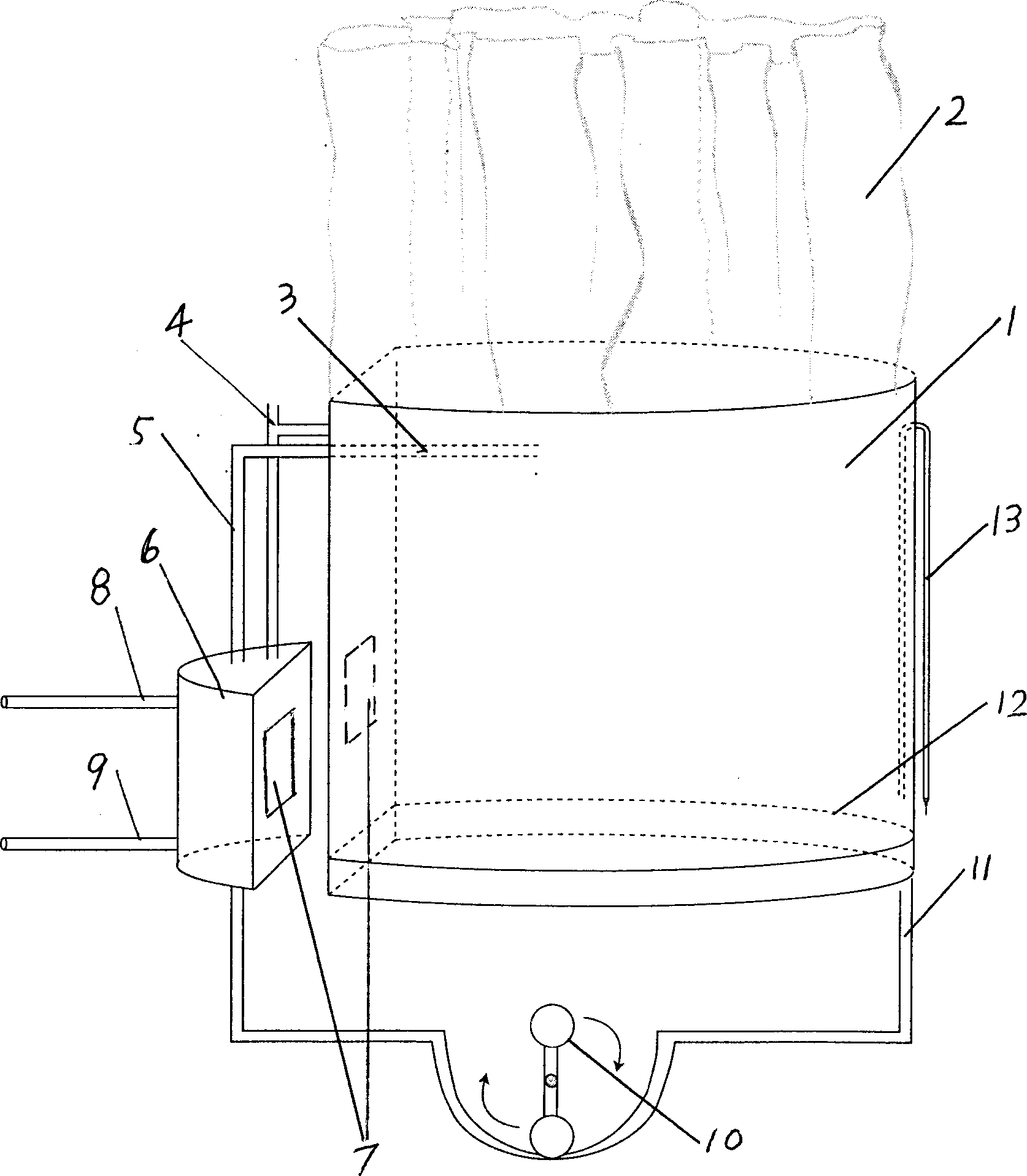 Continuously perfused heart keeping device