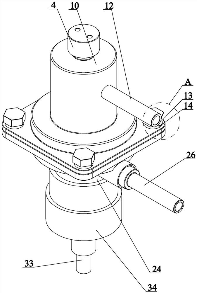 Low-pressure micro-flow pressure reducing valve for space water sublimator