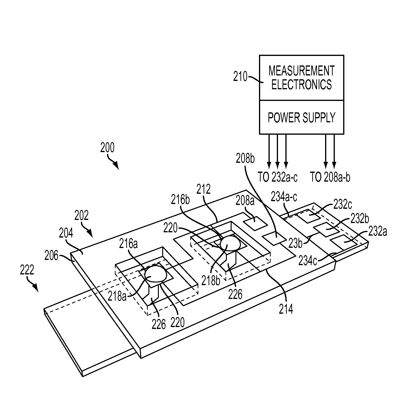 Nanocalorimeter based on thermal probes