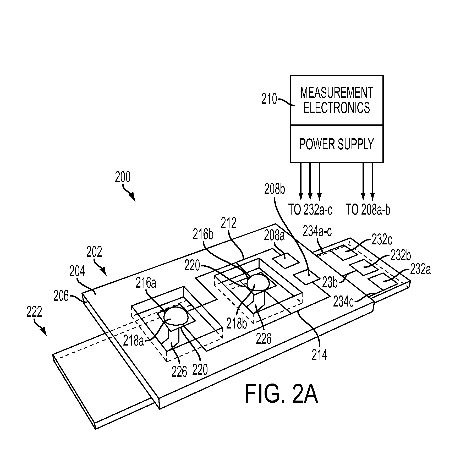 Nanocalorimeter based on thermal probes