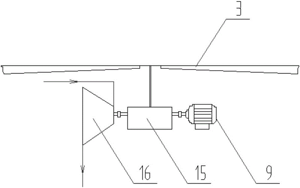 Temperature difference power cooling tower based on screw expander