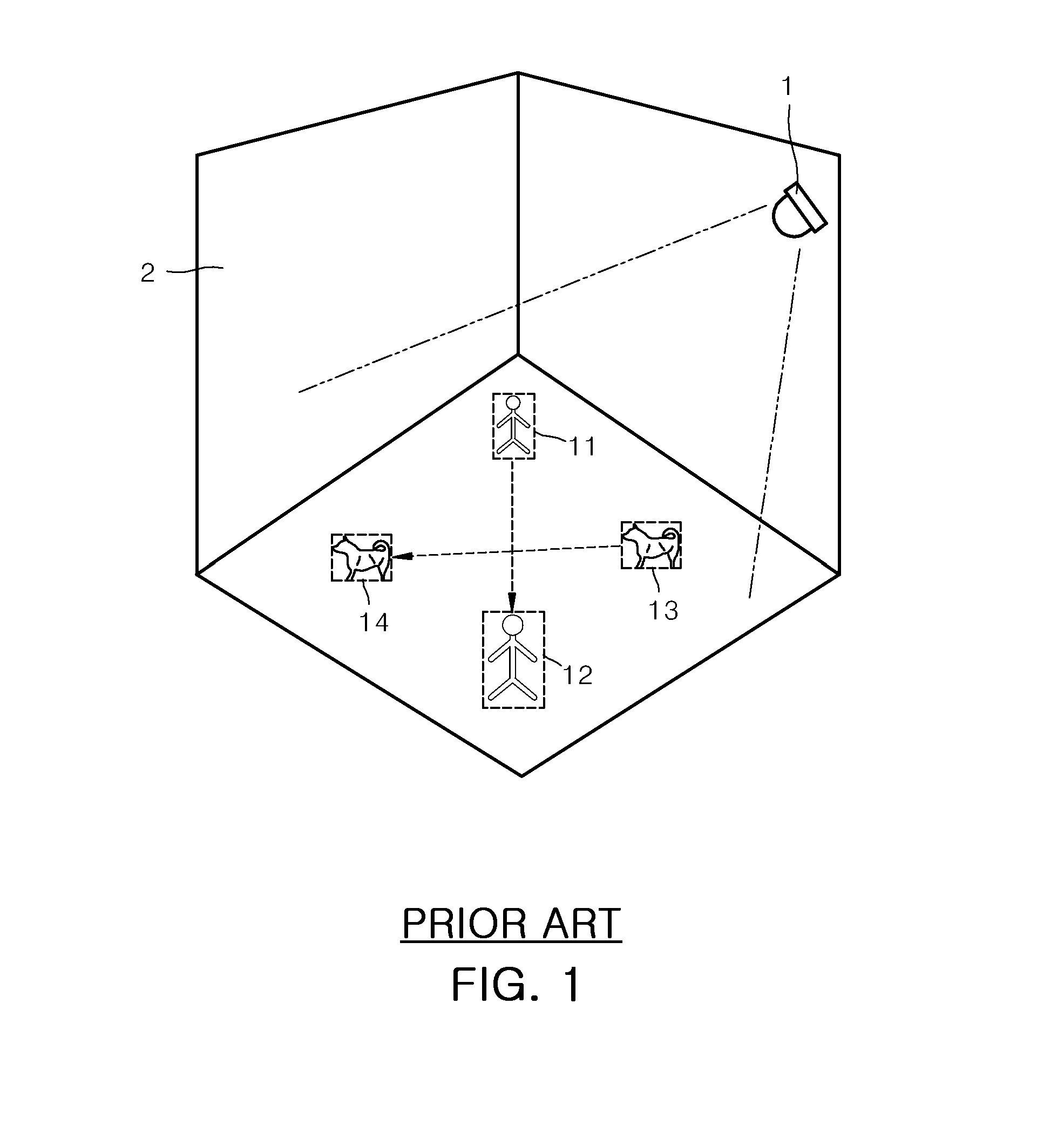 People counter using tof camera and counting method thereof