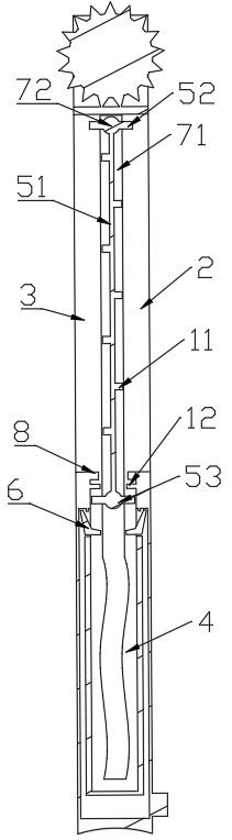 Filtering device for mechanical part electroplating rinsing bath