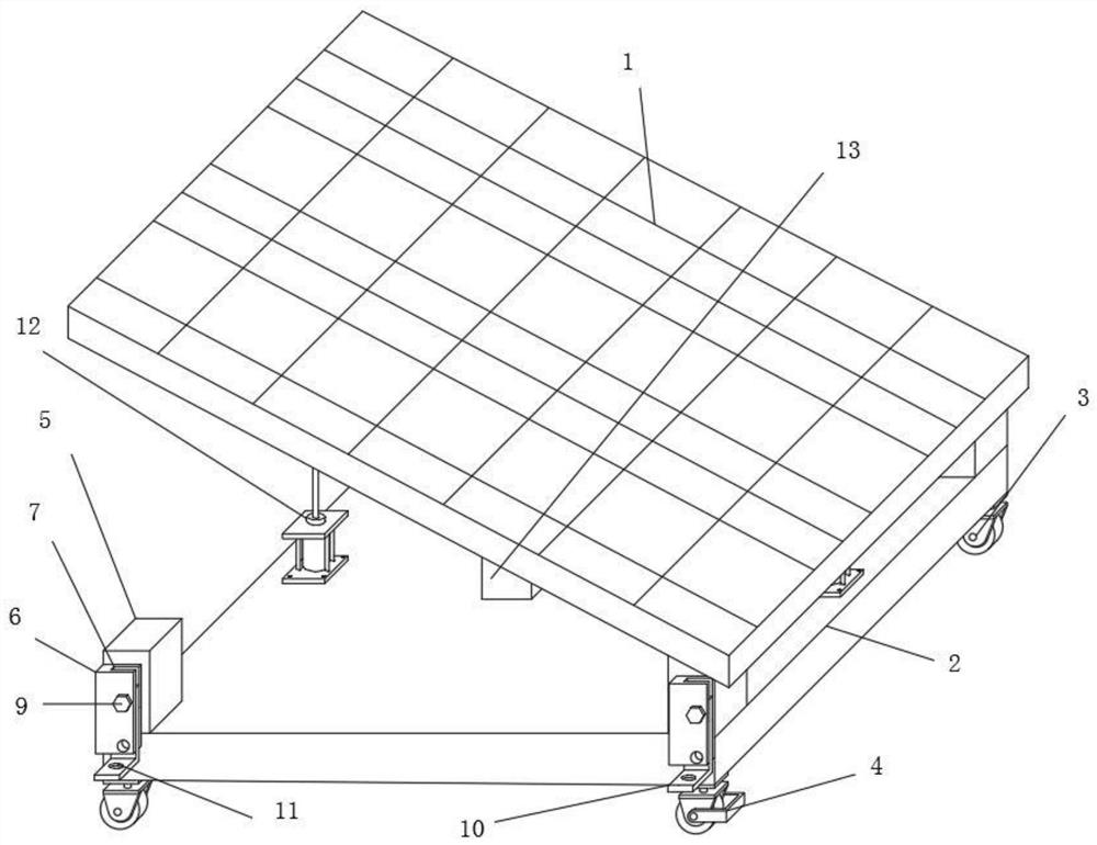 Solar photovoltaic panel debugging device