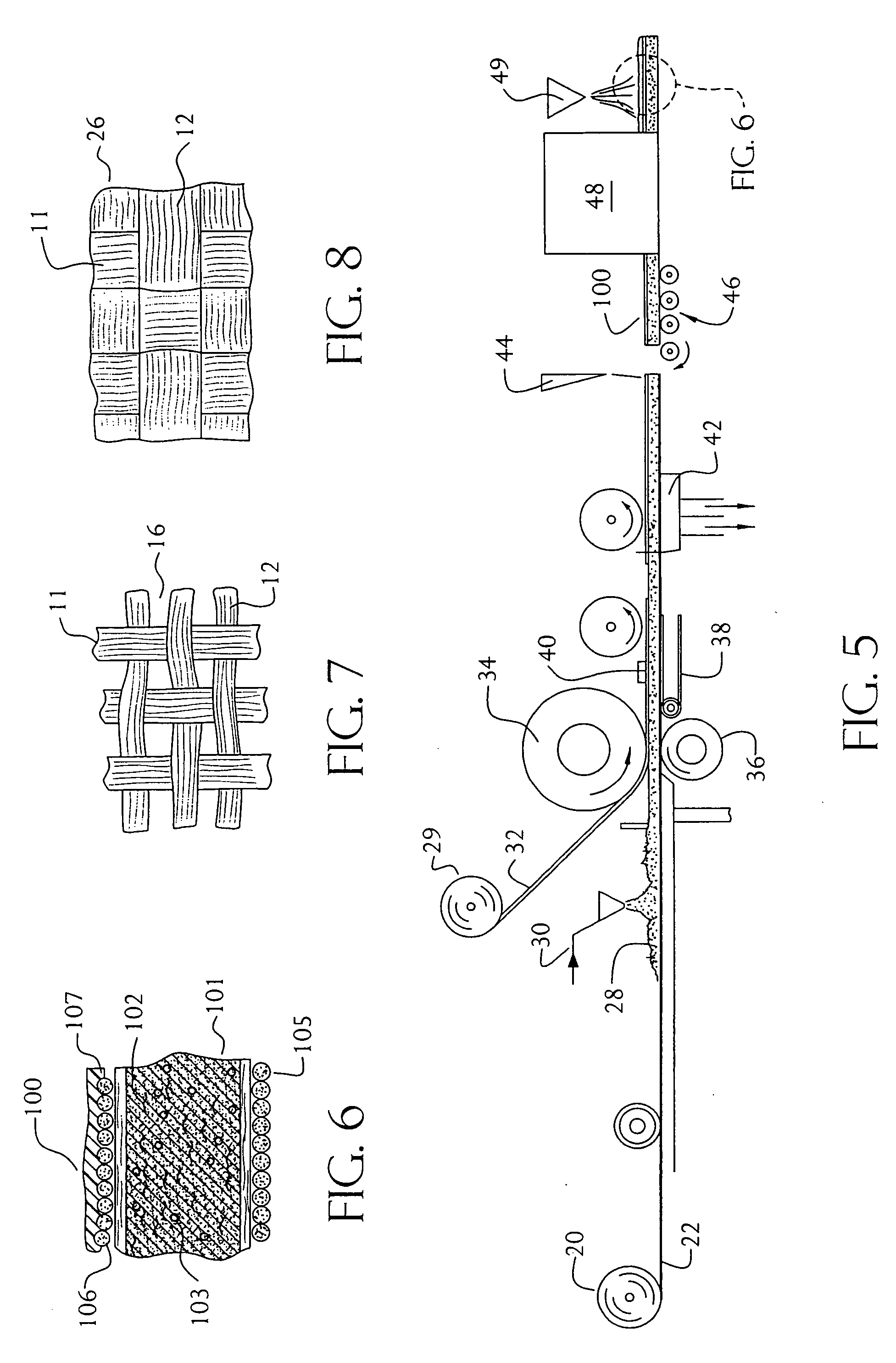 Facing material with controlled porosity for construction boards