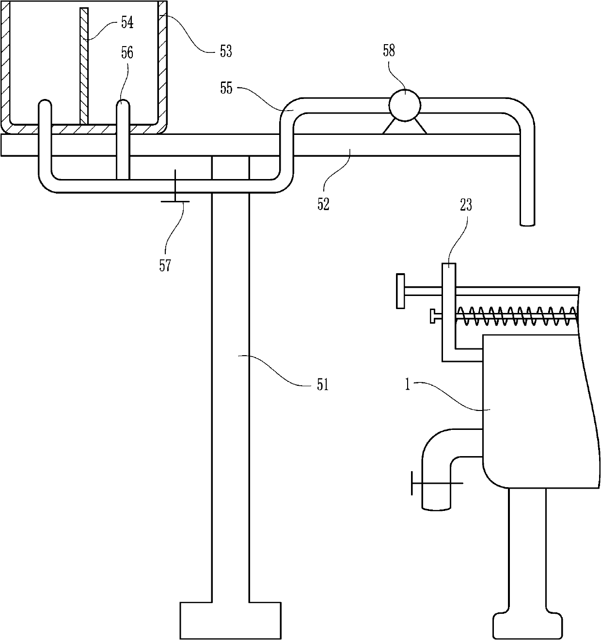 Movable stirring-type coprecipitation device for rare earth