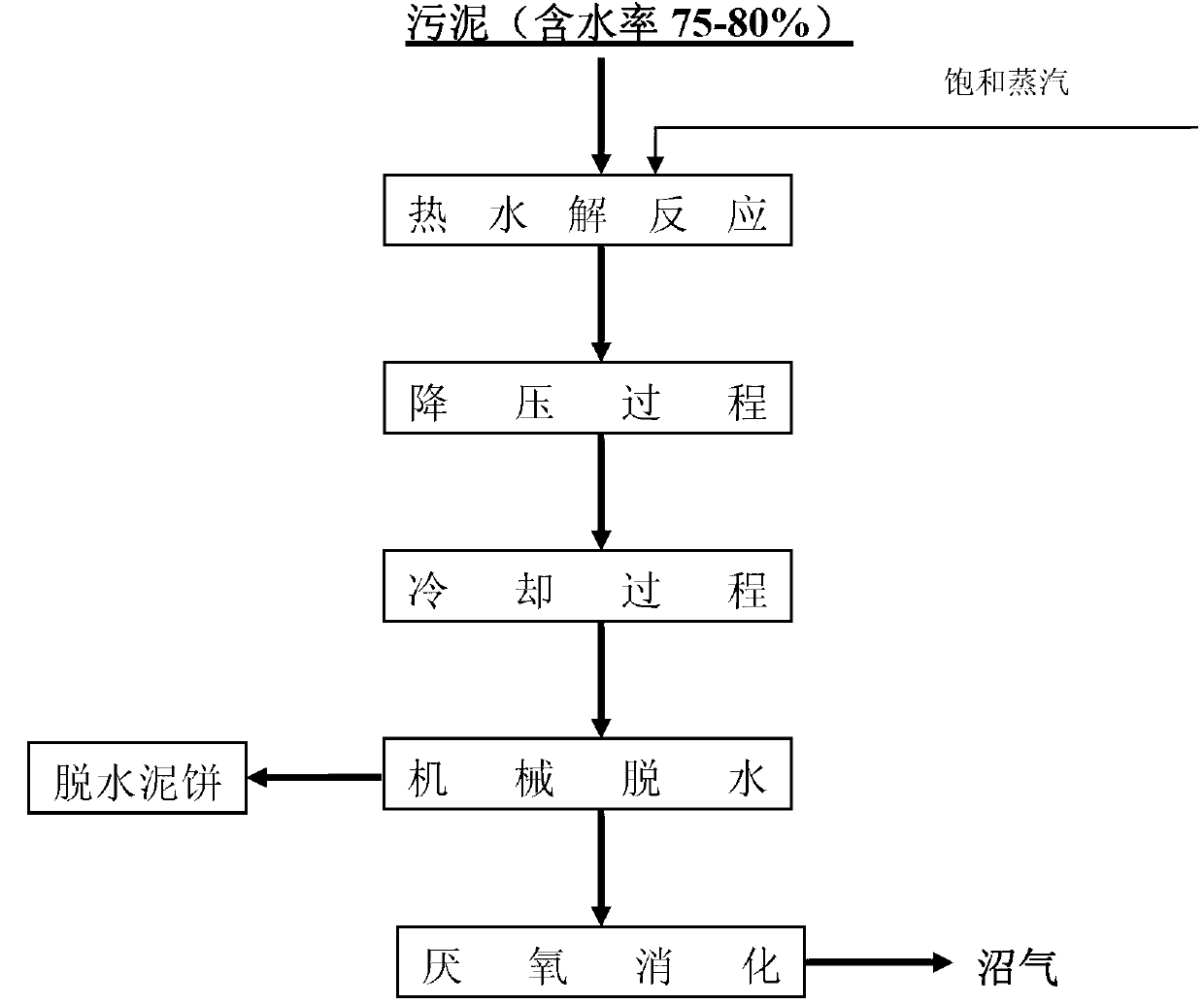 Sludge treatment and resource utilization method based on pyrohydrolysis and application thereof