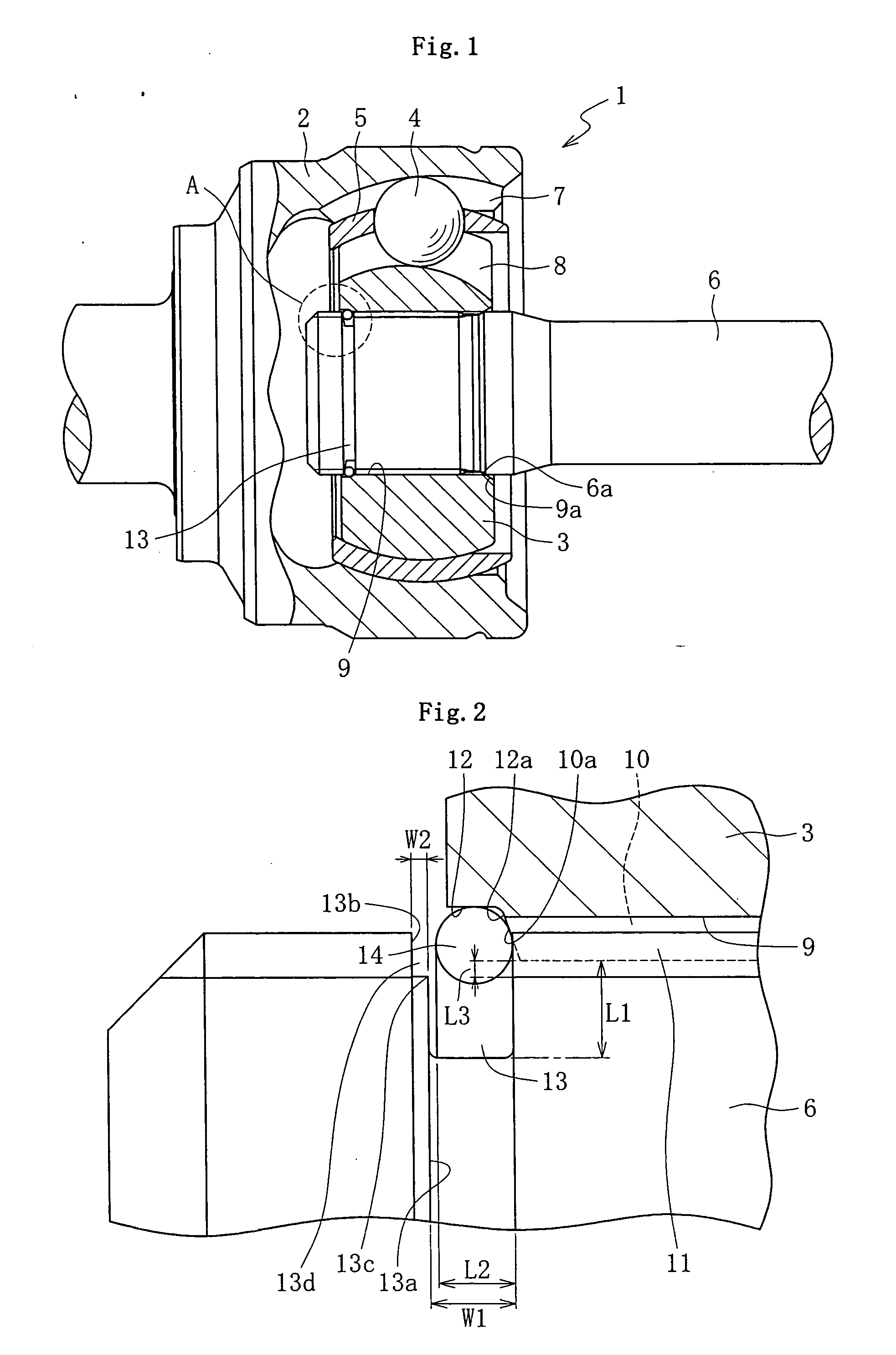 Structure for preventing shaft of constant velocity joint from coming off