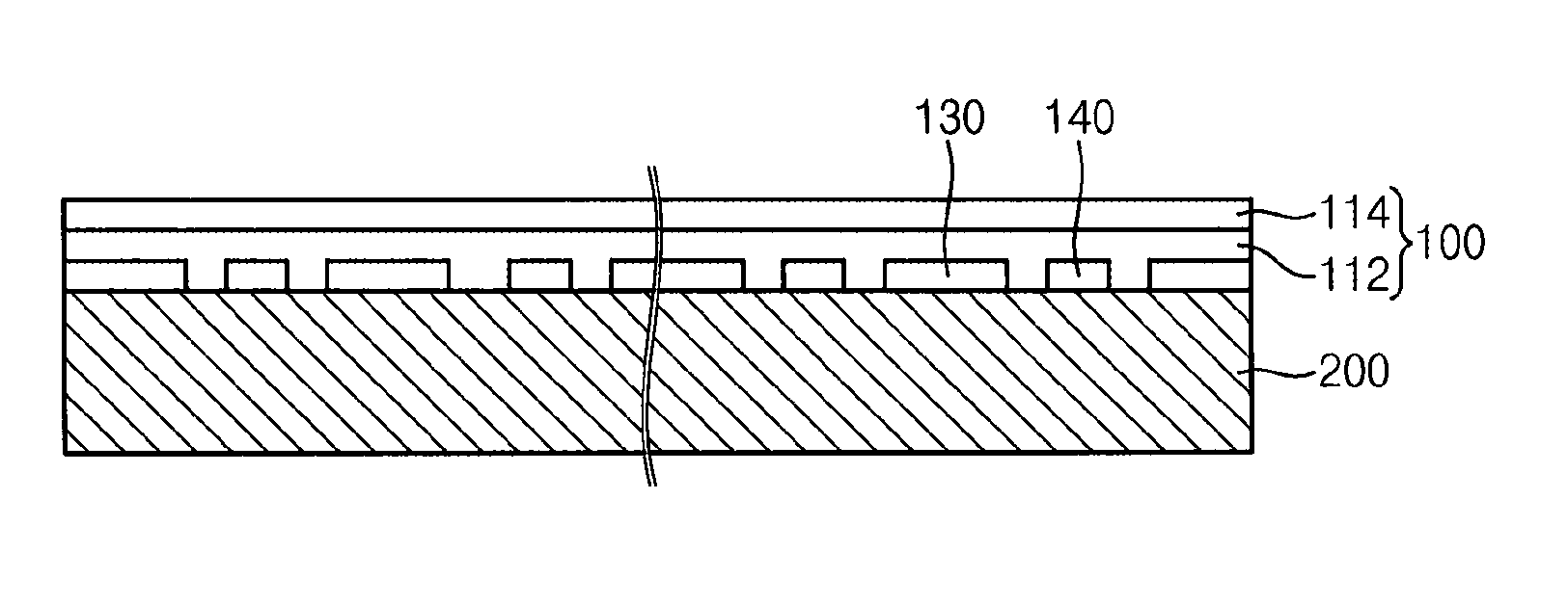 Mother substrate for a touch screen panel and array test method thereof