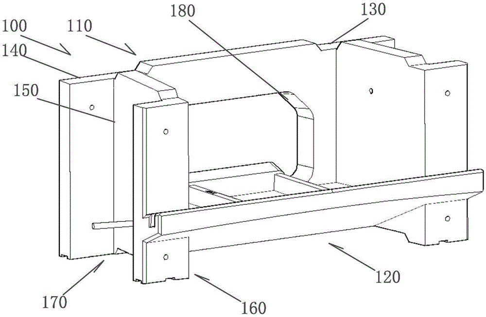 Precast concrete block, system and building method of fast-assembled green vegetation retaining wall