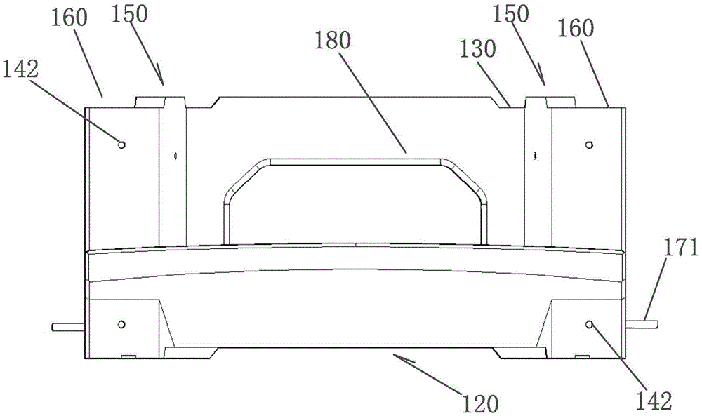 Precast concrete block, system and building method of fast-assembled green vegetation retaining wall