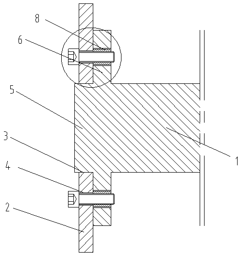 Welding wheel mounting mechanism of narrow lap seam welder