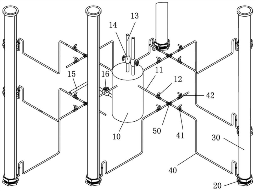 A calibration test device and test method for a liquid level gauge in a nuclear power plant ptr pool