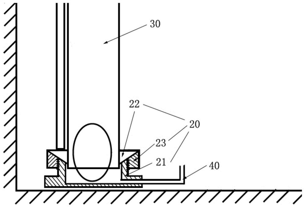 A calibration test device and test method for a liquid level gauge in a nuclear power plant ptr pool