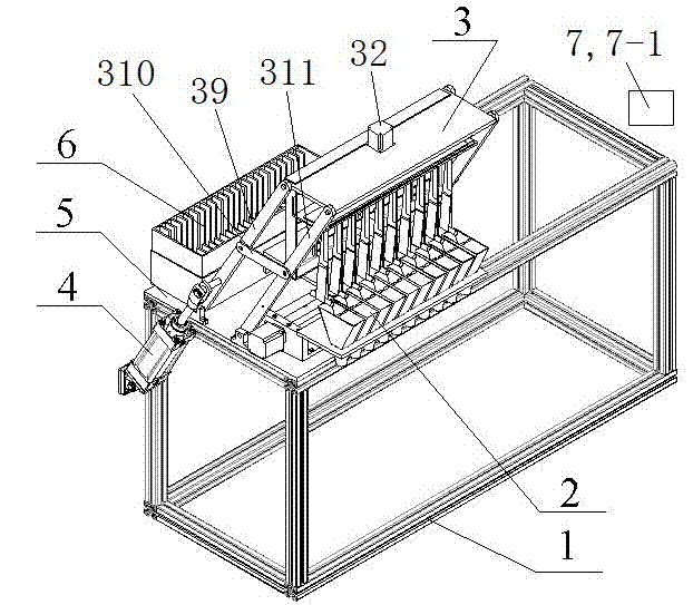 Automatic-batching pipe inserting machine for doffing of spinning frame