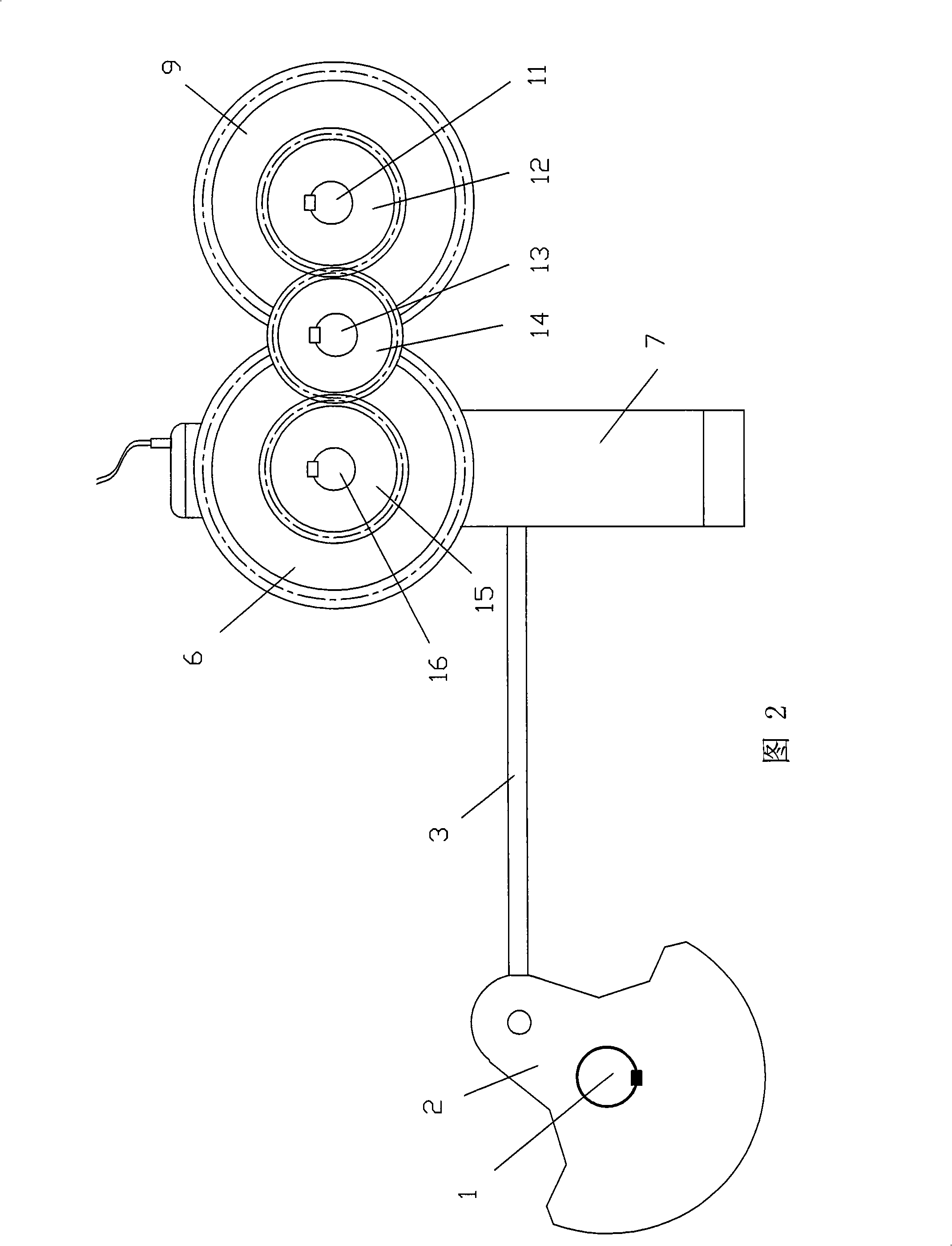 Screw mandrel regulation type stepless transmission apparatus