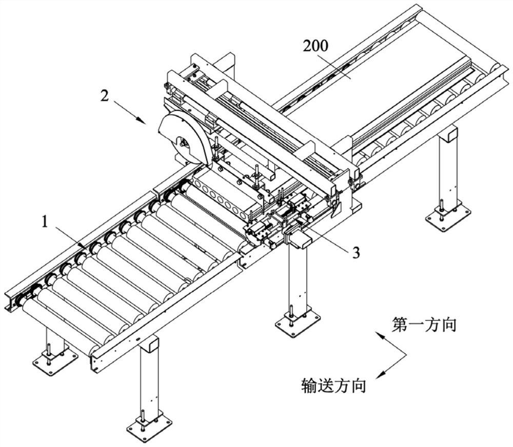 Workpiece cutting method and wallboard cutting device