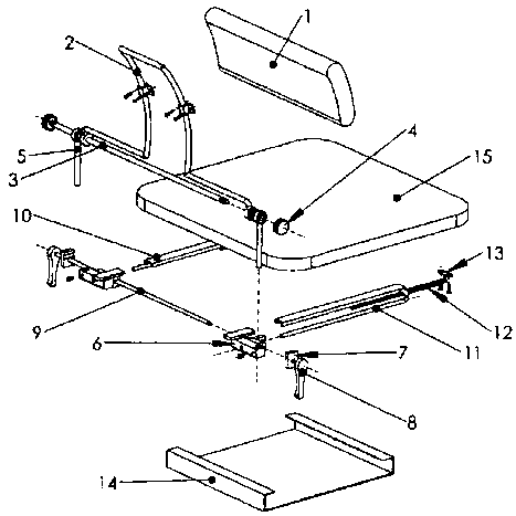 Lumbar support of chair